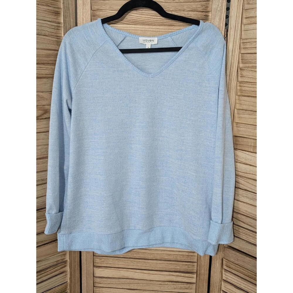 Womens Haven Well Within Shirt Medium‎ Light Blue